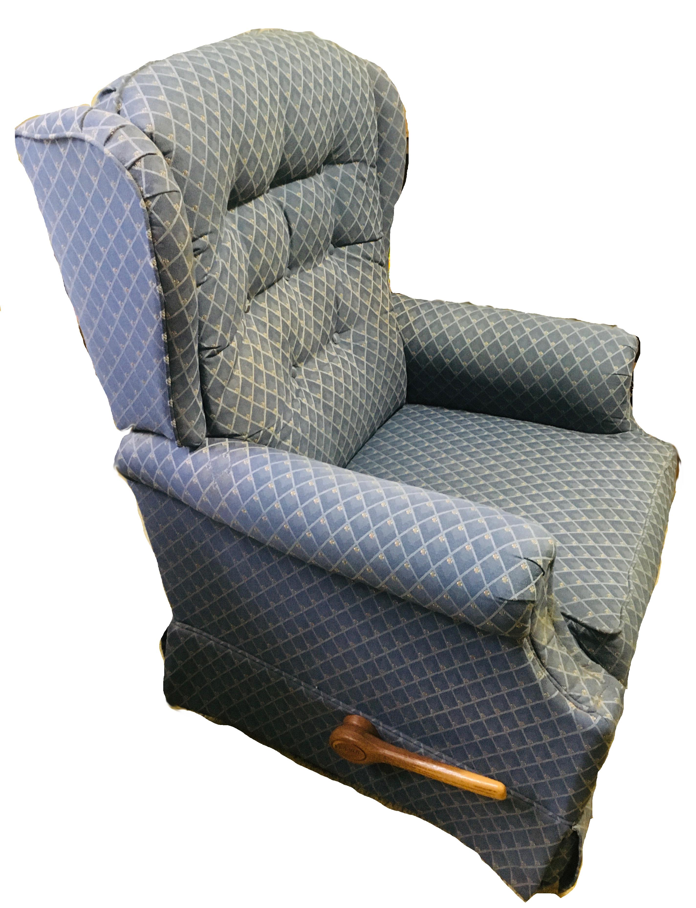 Blue lazy boy recliner fair condition