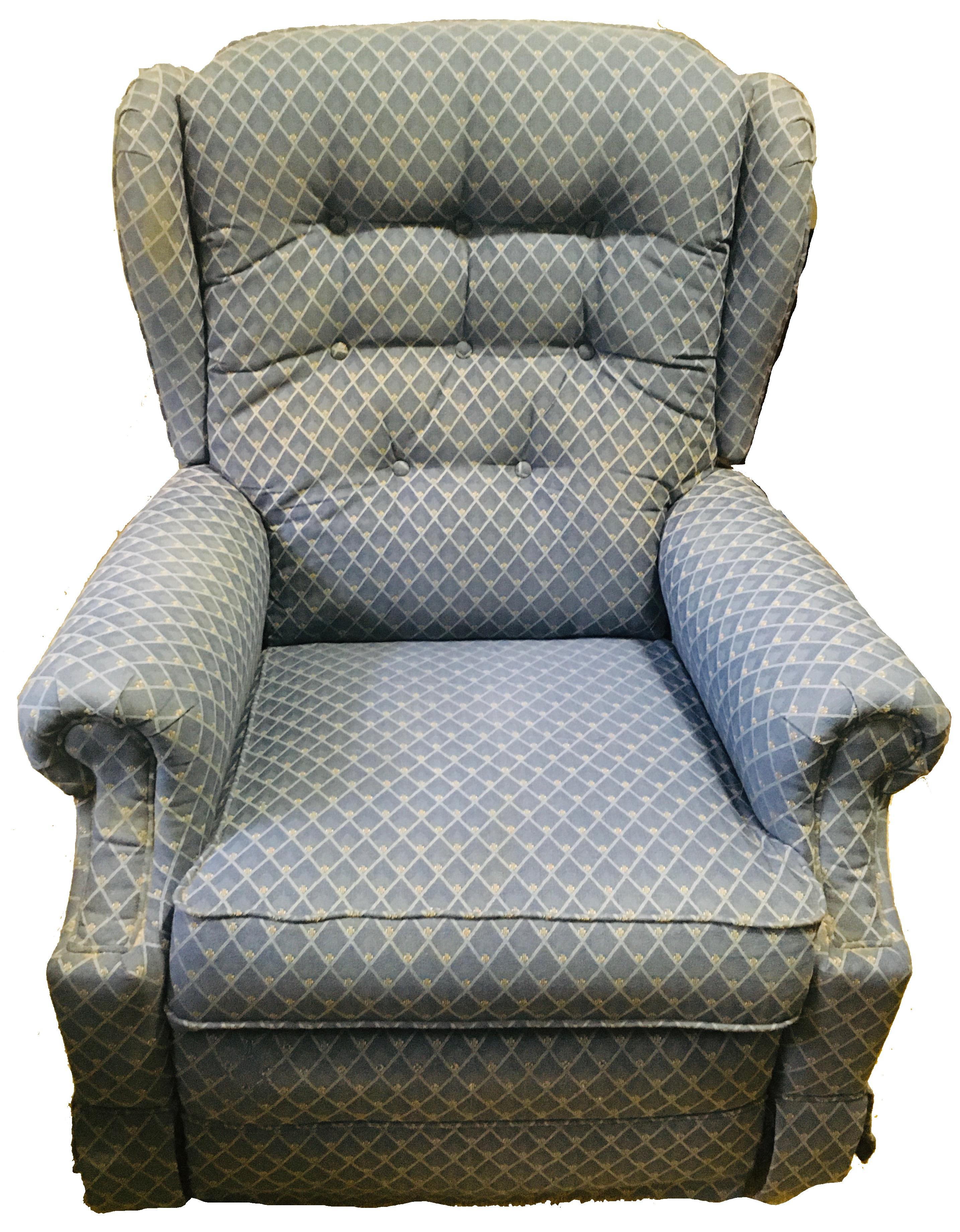 Blue lazy boy recliner fair condition