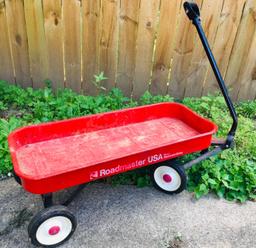 Vintage Red Wagon Roadmaster USA (g)