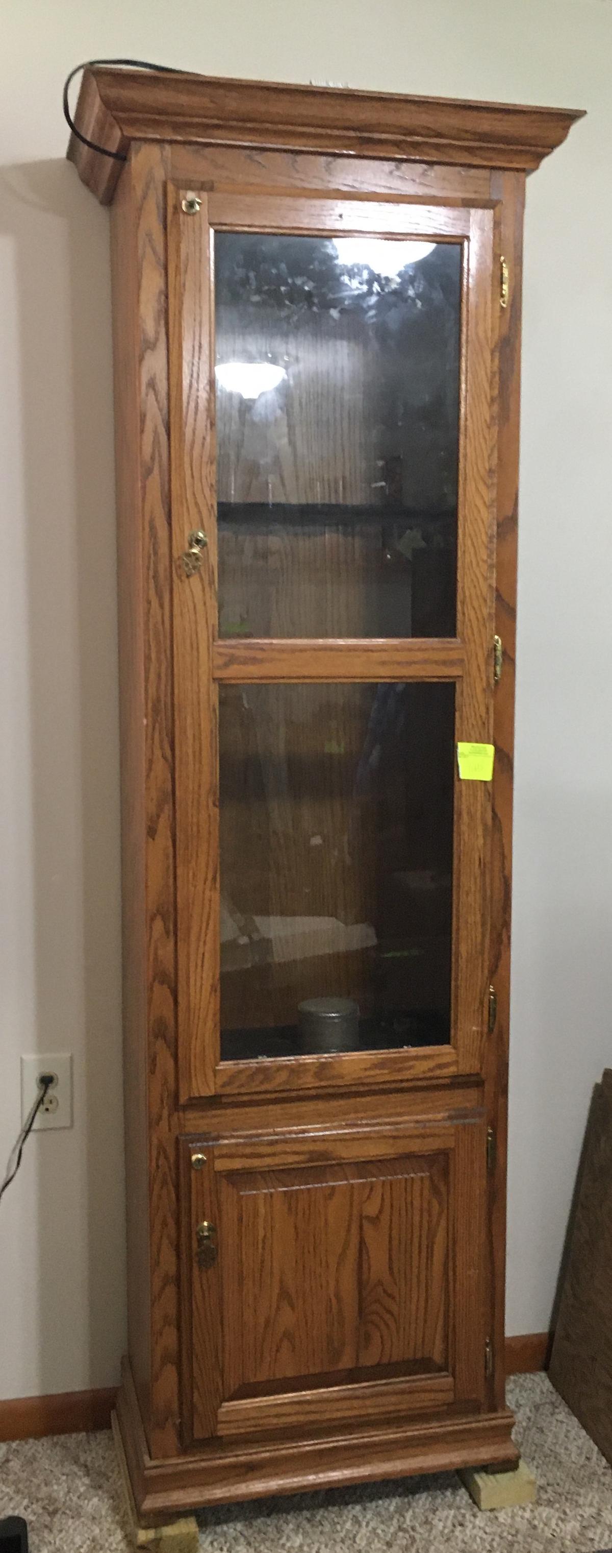 Gun Cabinet with Lower Storage