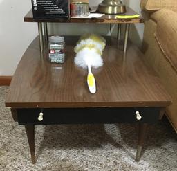 Coffee Table with Drawers and   2 End Tables