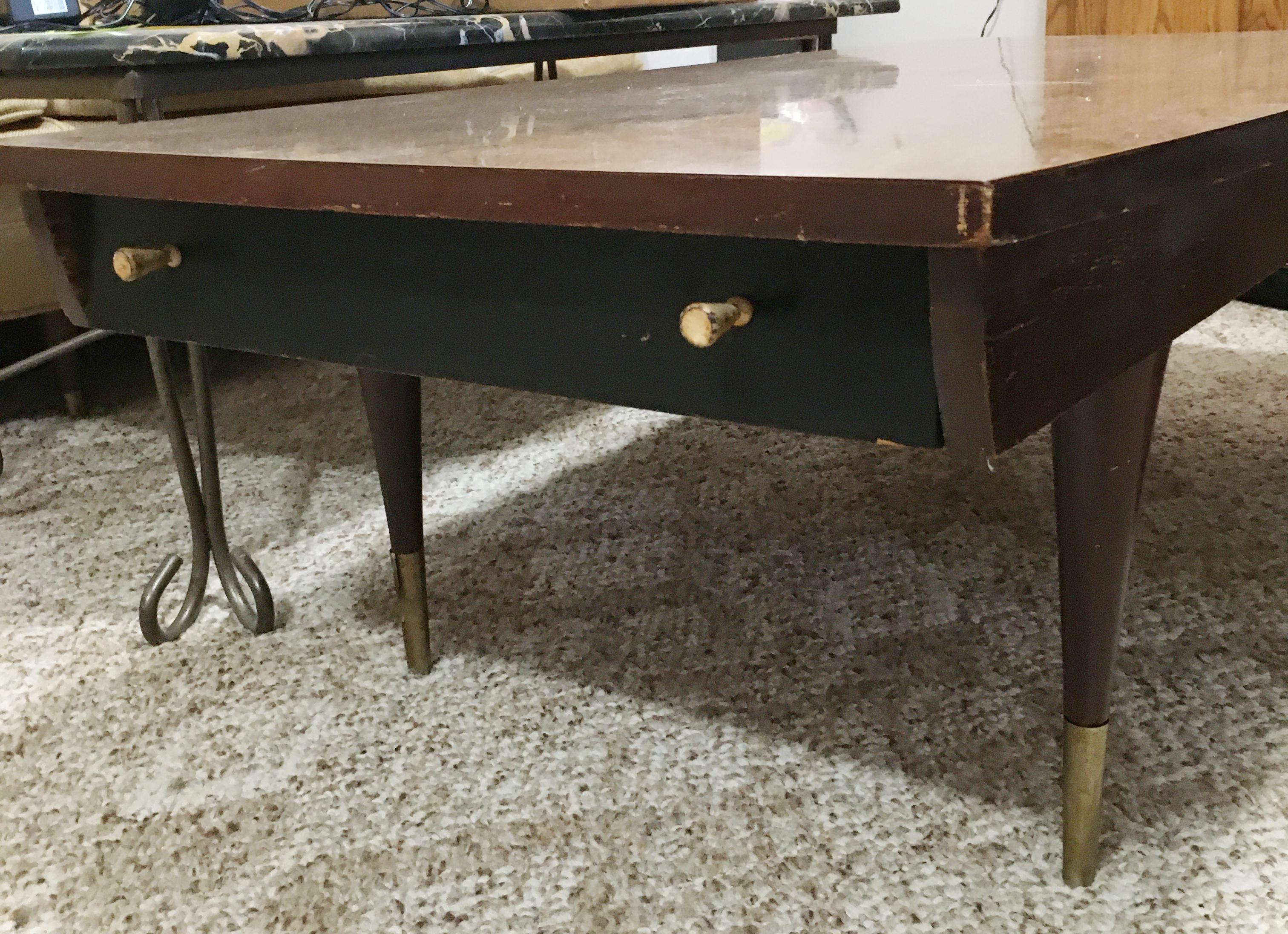 Coffee Table with Drawers and   2 End Tables