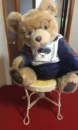 Collectable Bear w/ Chair