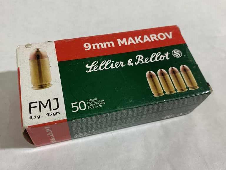 9mm MAKAROV Sellier & Bellot 95gr Pistol Ammo