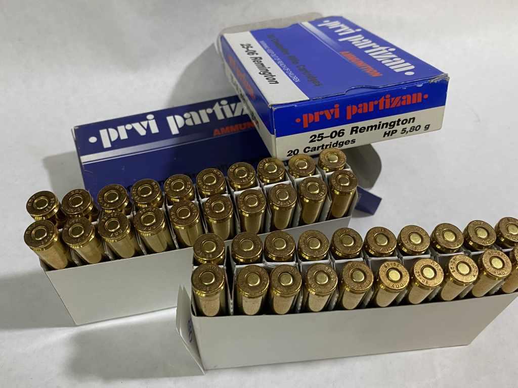 40rds prvi partizan 25-06 Rifle Ammo