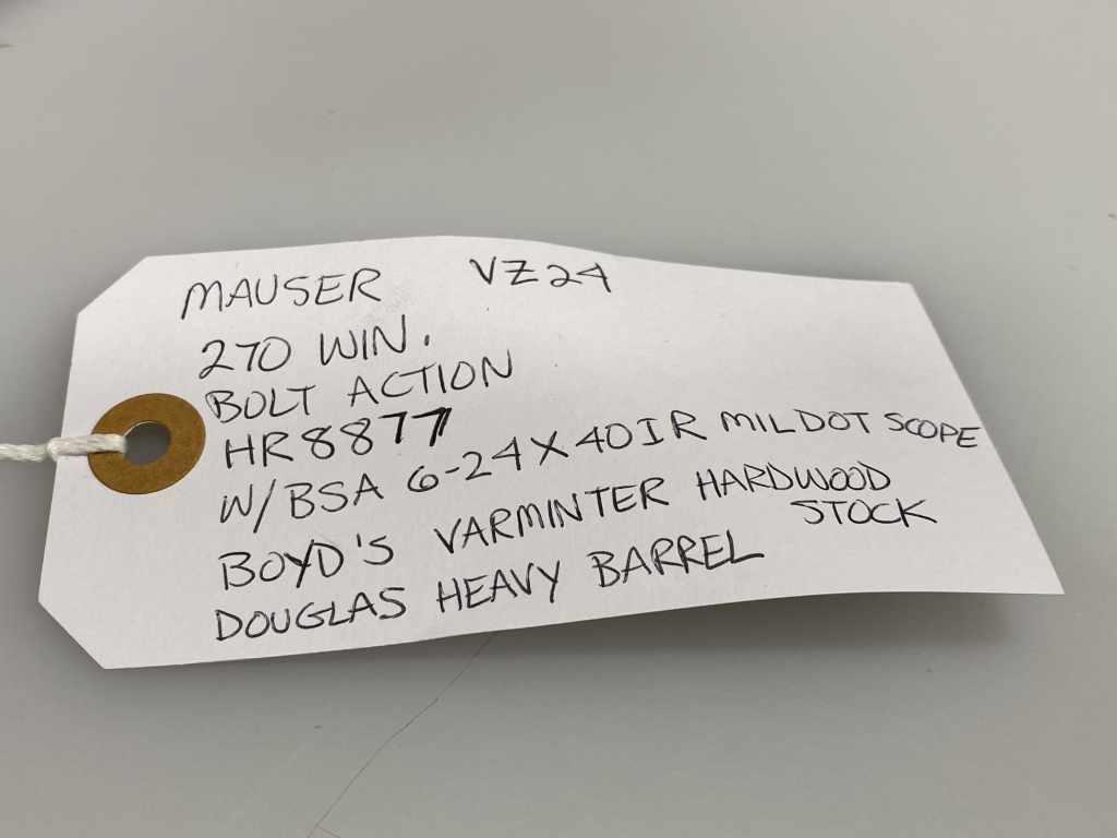 Mauser VZ24 270 Win BSA Scope & Boyds Stock &