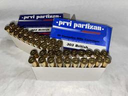 40rds prvi partizan 303 British Ammo