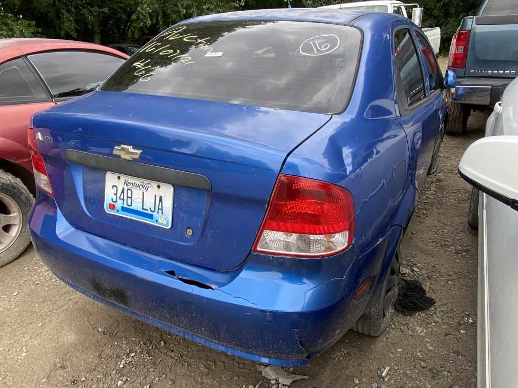 2004  Chevrolet  AVEO   Tow# 108214