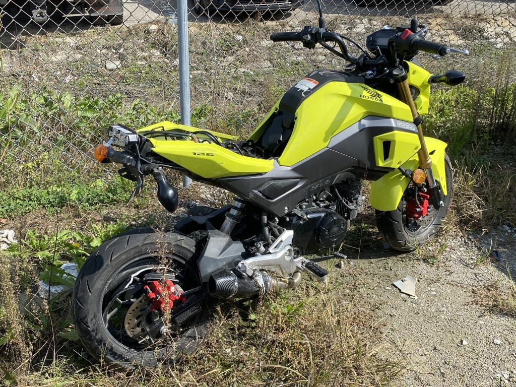 Honda Grom 125 Motorcycle Tow# 109294