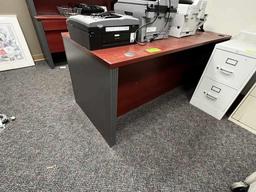 Executive U Desk w/Credenza and Lateral File