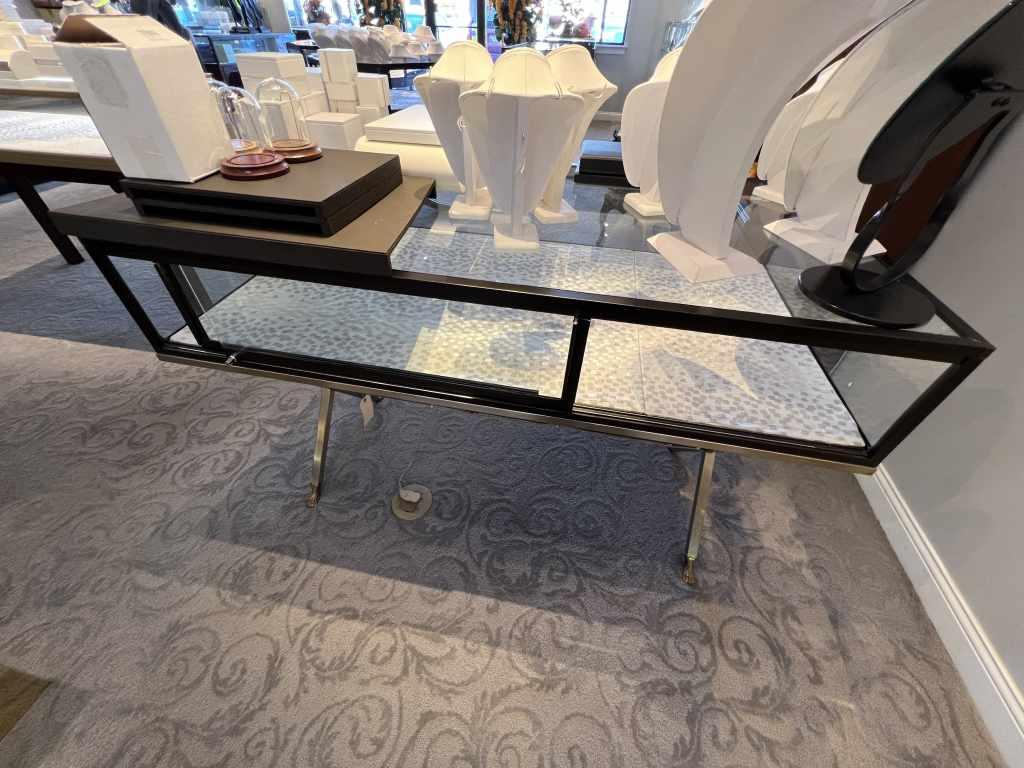 Nice Floor Model Lighted Display Case