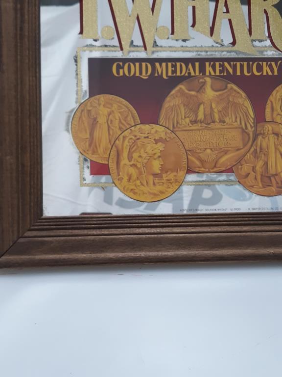 I.W. Harper "Gold Medal Kentucky Bourbon" Mirror