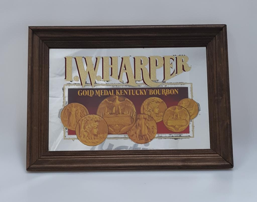 I.W. Harper "Gold Medal Kentucky Bourbon" Mirror