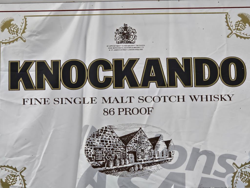 Knockando Scotch "Rickhouse Row" Bar Mirror