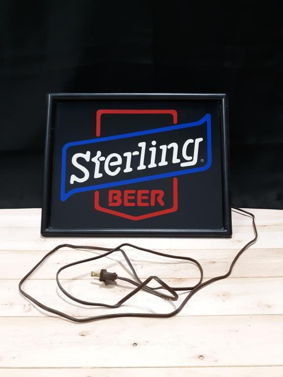 Sterling Beer Logo Light-Up Wall Sign - Works