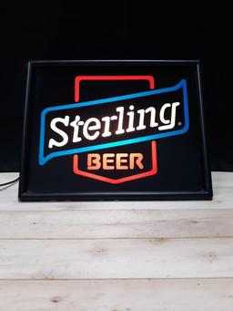 Sterling Beer Logo Light-Up Wall Sign - Works