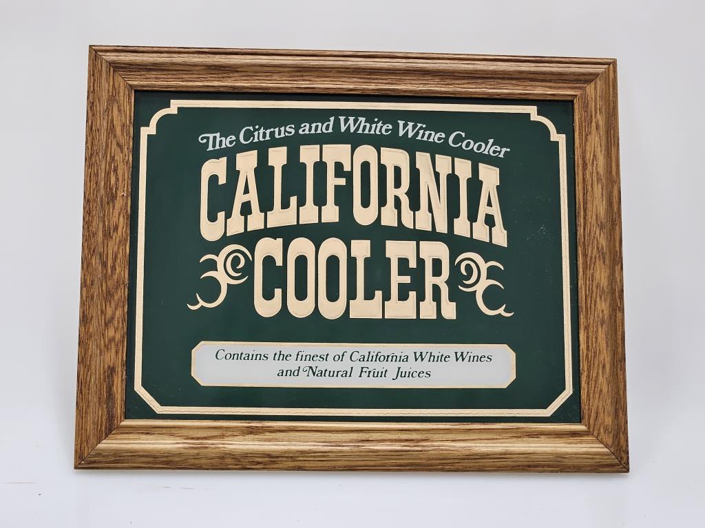 California Cooler "Citrus & White Wine" Bar Mirror