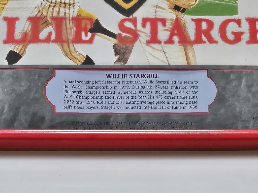 Seagram's 7 Commemorative Willie Stargell Mirror