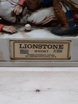 Lionstone Whisky 1974 Sports Baseball Decanter