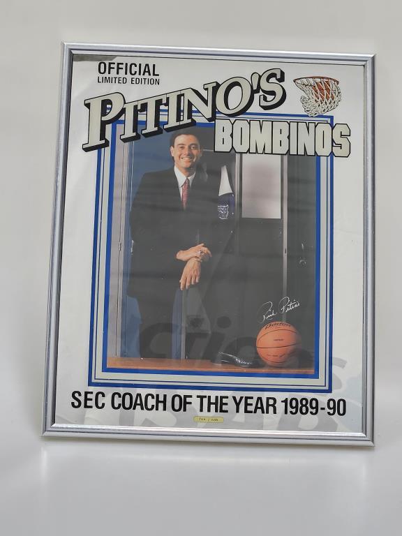 Pitino's Bombinos SEC COTY Autographed Mirror