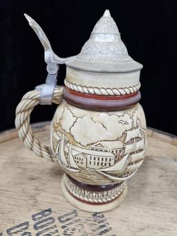 1977 "Tall Ships" Nautical Theme Beer Stein