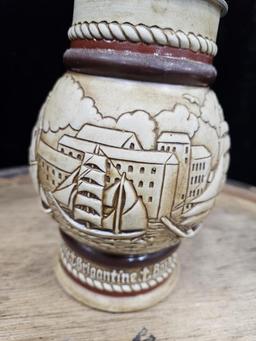 1977 "Tall Ships" Nautical Theme Beer Stein