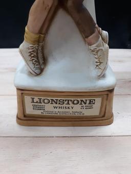 Lionstone Whisky 1974 Sports Basketball Decanter