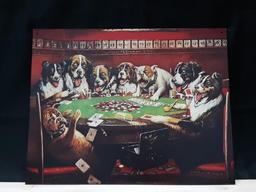 Dogs Playing Poker Wall Tins (2)