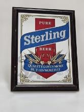 Sterling Beer "Quality Costs More" Bar Mirror