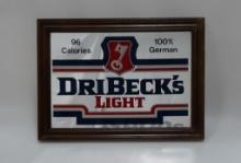 DriBeck's Light "Key" Emblem Bar Mirror