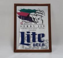 Lite Beer Derby 119 "Spires & Jockey" Art Mirror
