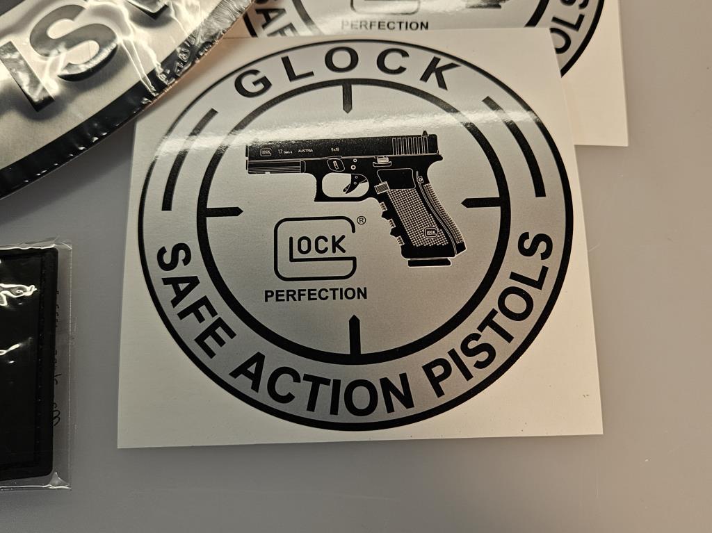 Glock Dealer Wall Tin + Marketing Materials