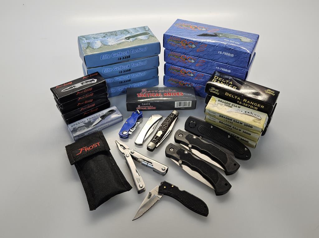 Frost Knife Assortment w/ Multi-Tool & IXL Geo. W