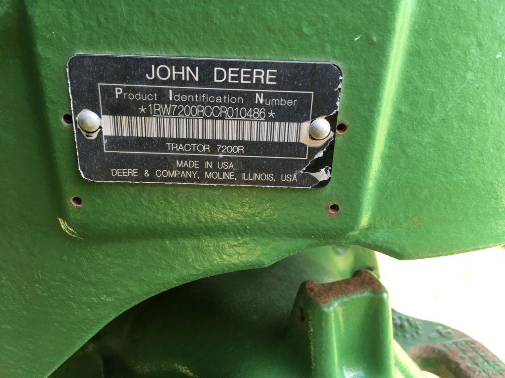 2012 John Deere 7200R MFWD