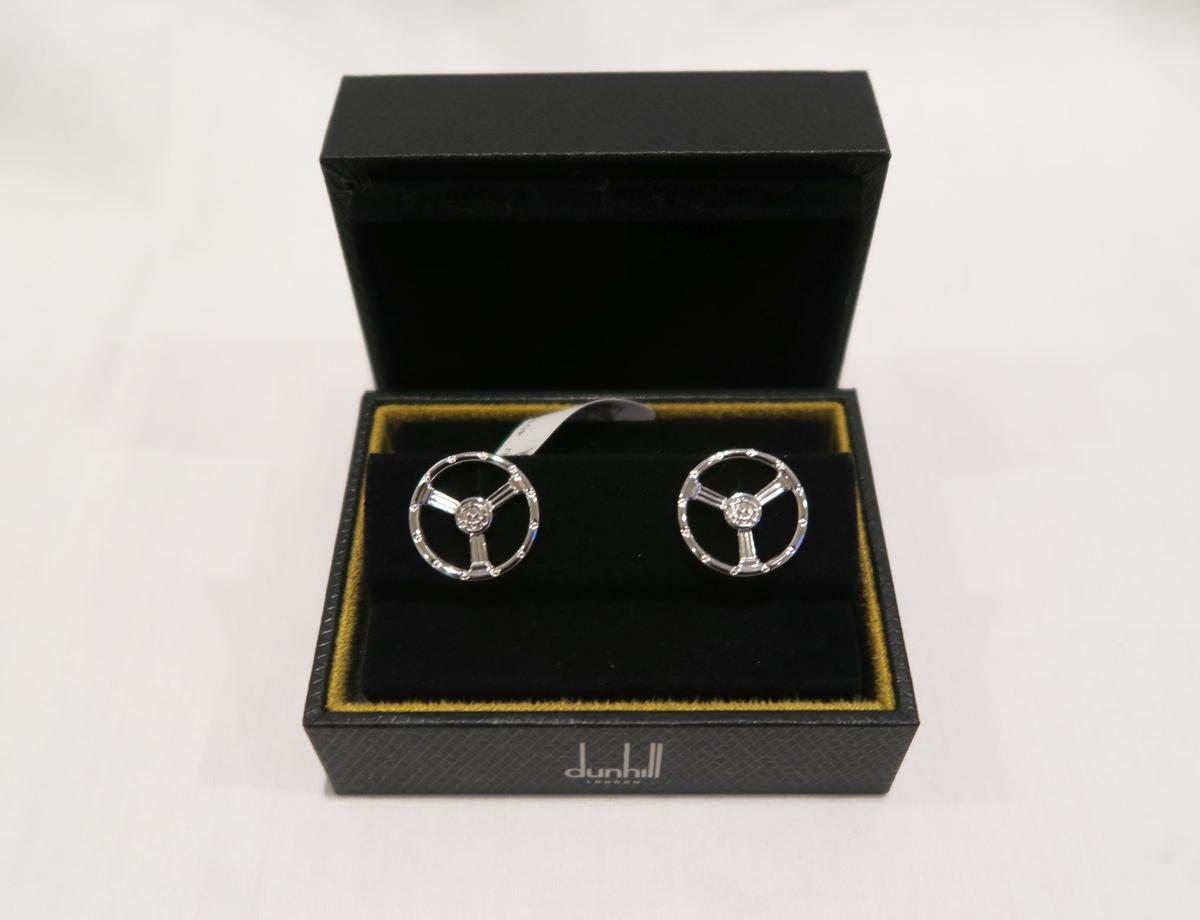 Dunhill Sterling Silver Cufflinks (in box)