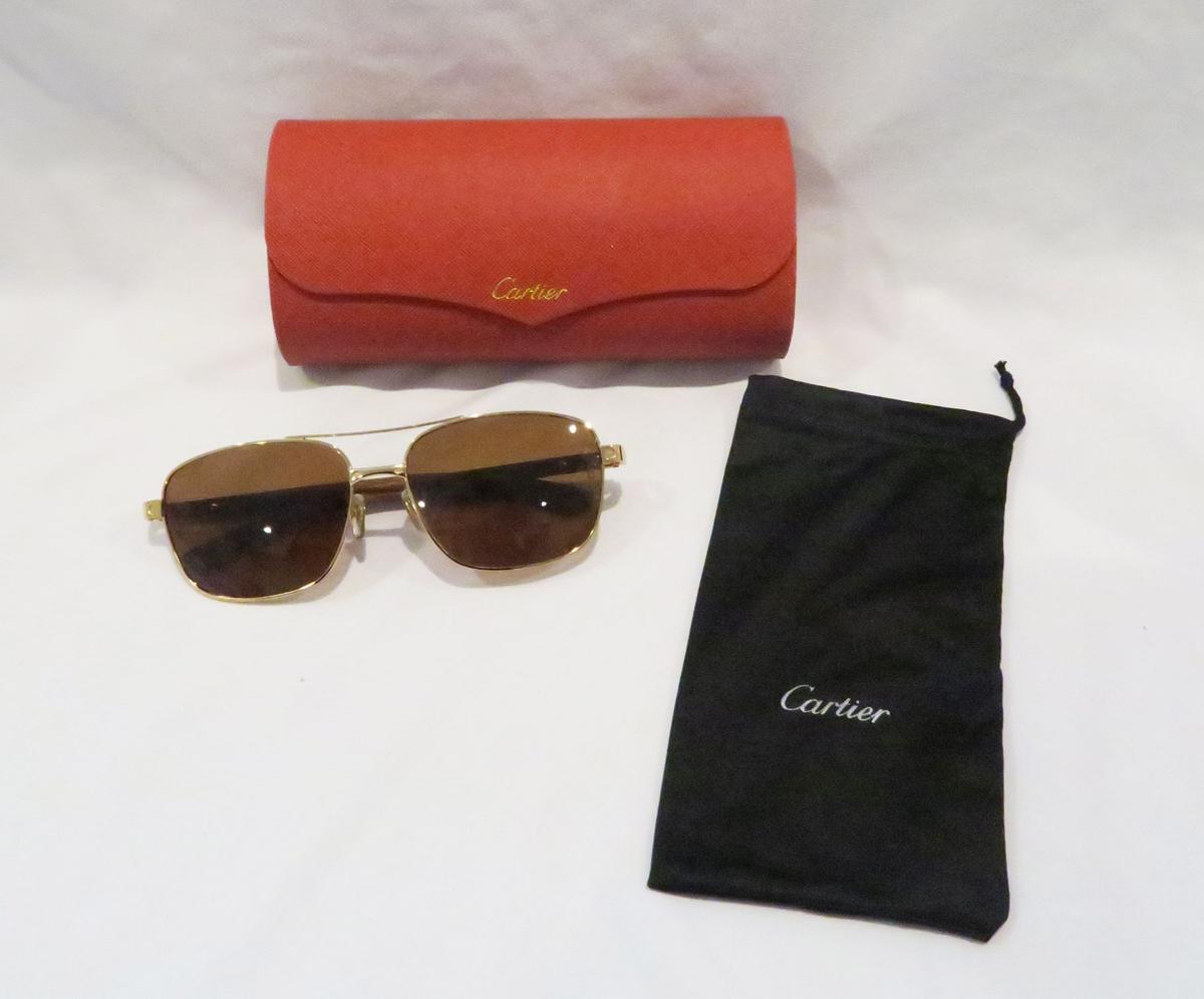 Cartier Sunglasses with case and dust bag