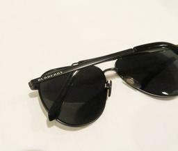 Burberry Sunglasses, Black, Model B3097 1007/5v 59014, w/case and dustbag