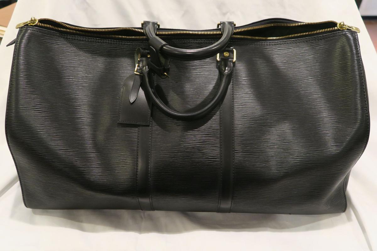 Louis Vuitton EPI Black Leather Duffle (larger)