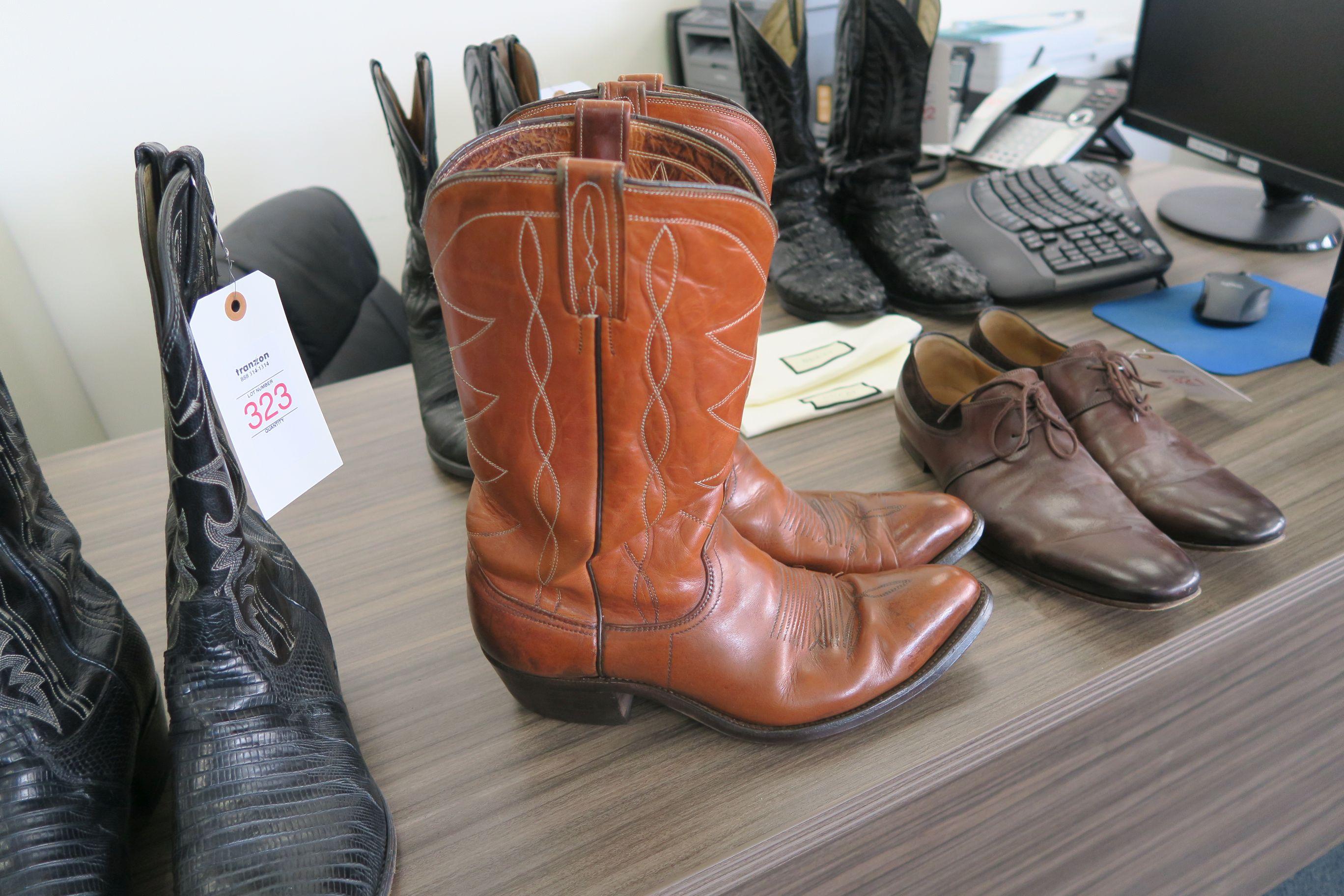 Dan Post Brown Leather Cowboy Boots, size 11.5D