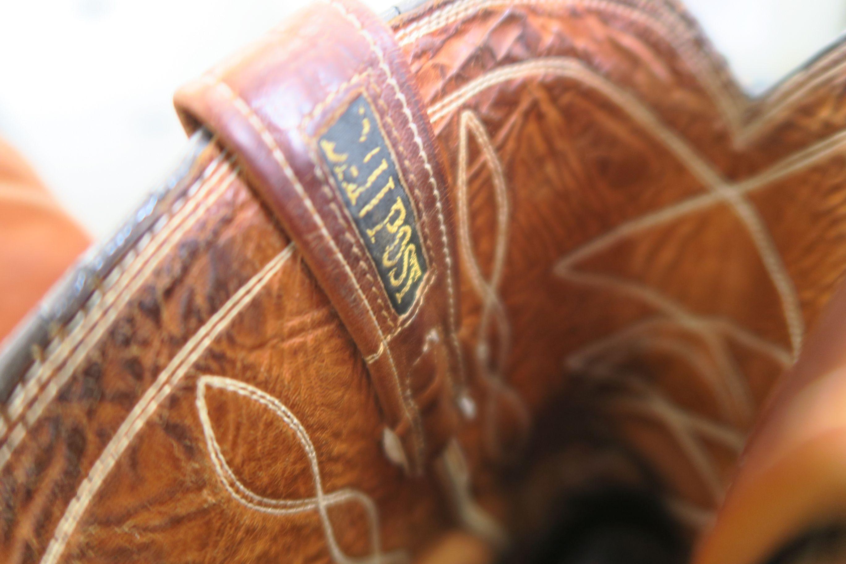 Dan Post Brown Leather Cowboy Boots, size 11.5D