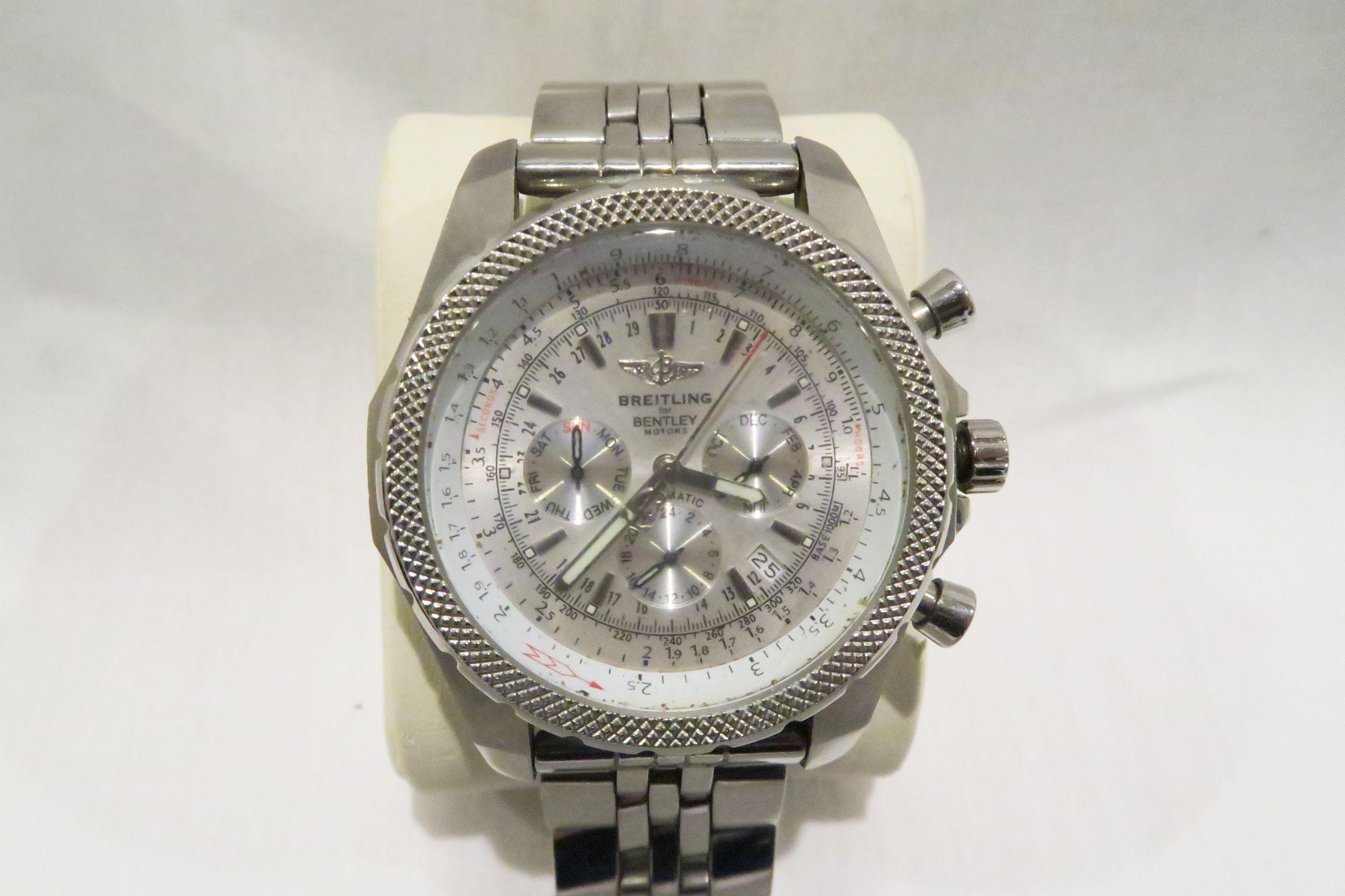 Breitling for Bentley Stainless Steel Men's Automatic Chronograph