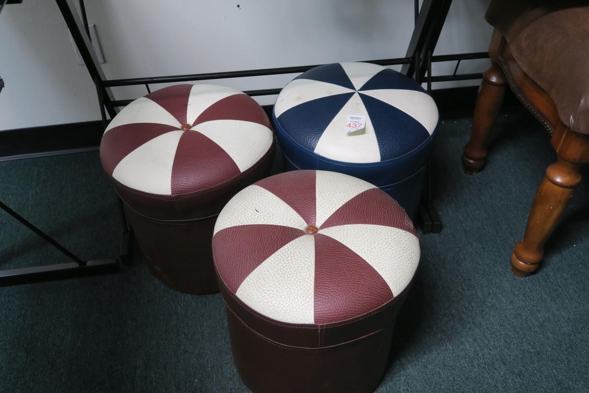 Round Ottomans