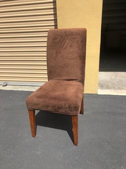 Brown Fabric Chairs  (located in storage in Costa Mesa - buyer must make appointment to pick up from