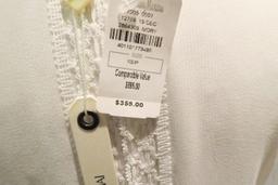 Jonathan Simkhai Ivory Blouse w/Ruffle Trim, size XS/P, new with tags - $359