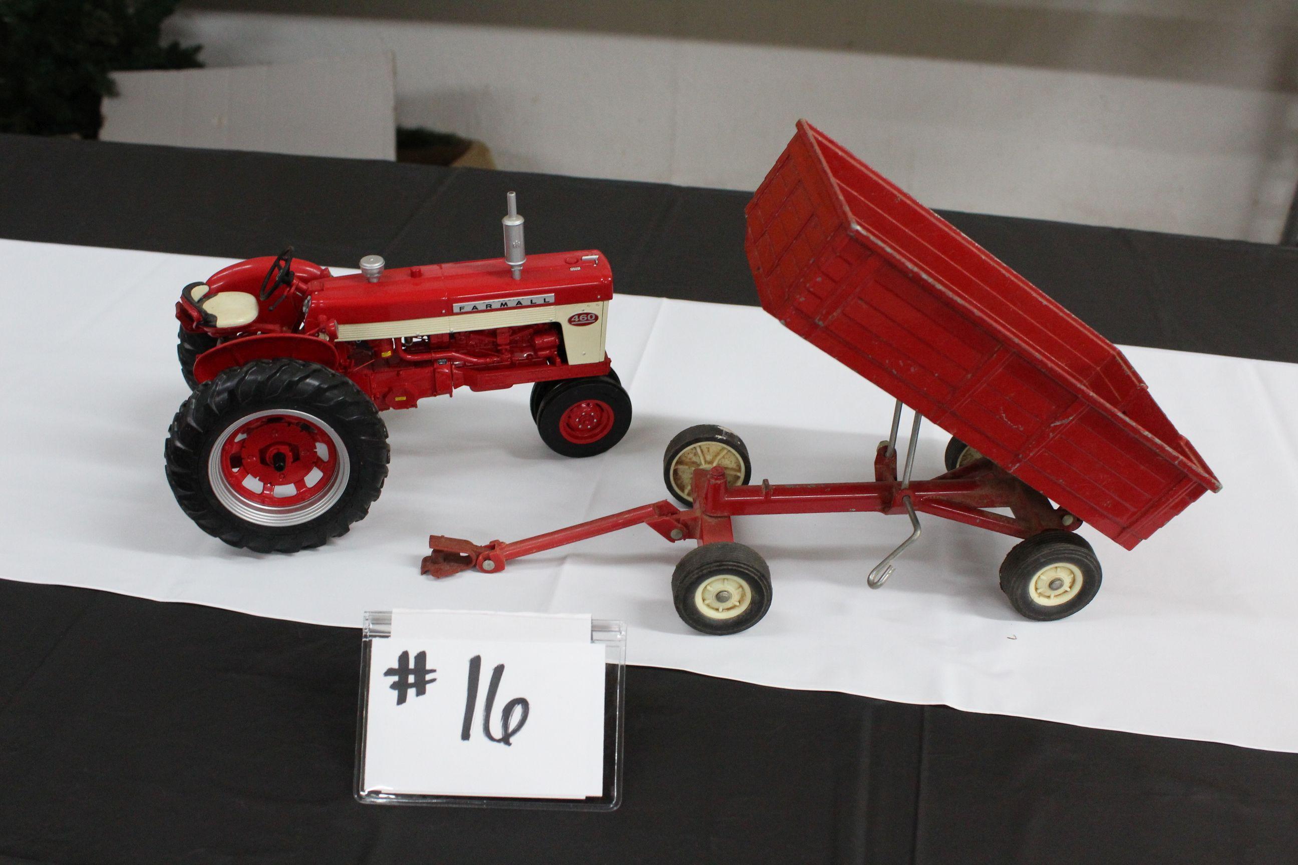 FARMALL 460 TRACTOR W/ WAGON