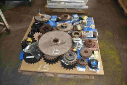 PALLET OF NEW SPROCKETS