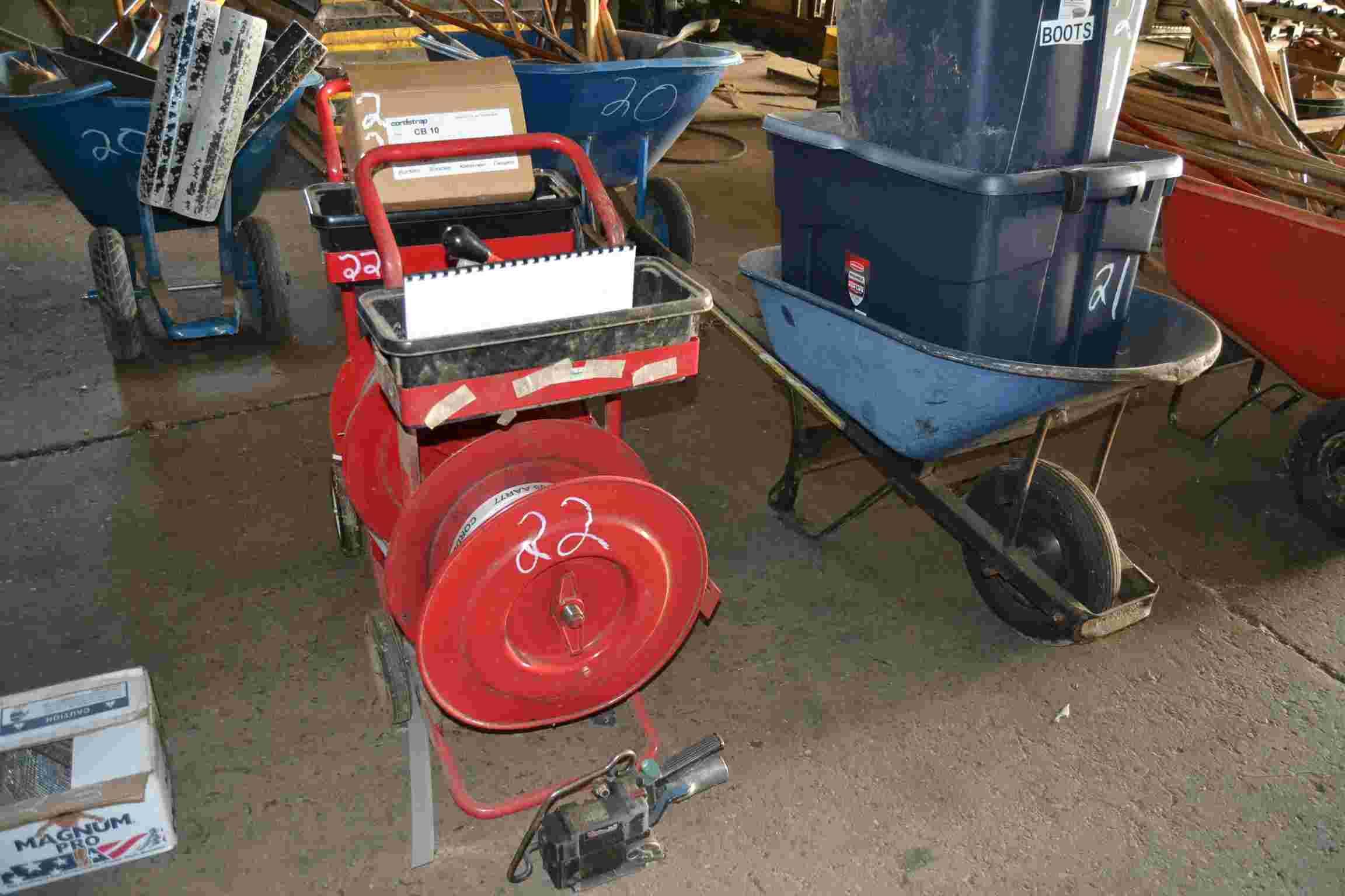 (2) BANDING CARTS & BANDER