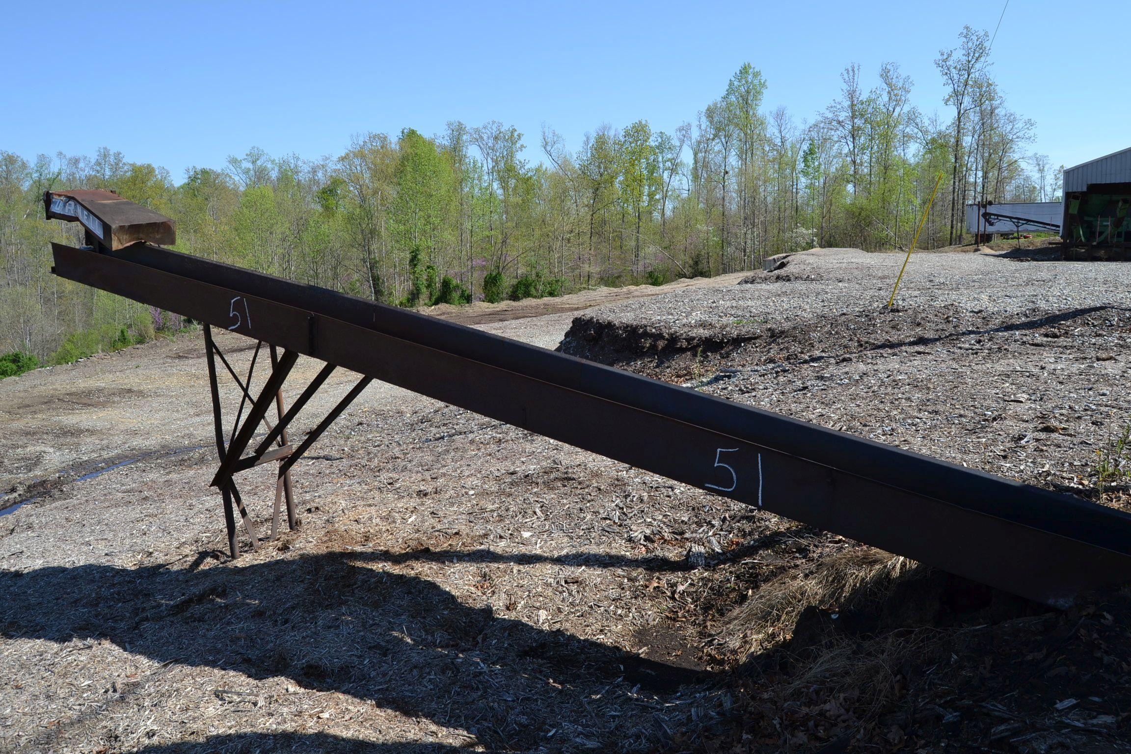 CORNELL 55' BARN SWEEP CONVEYOR W/ HYDRAULIC DRIVE