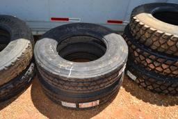 2 NEW 295-75R 22.5 TIRES