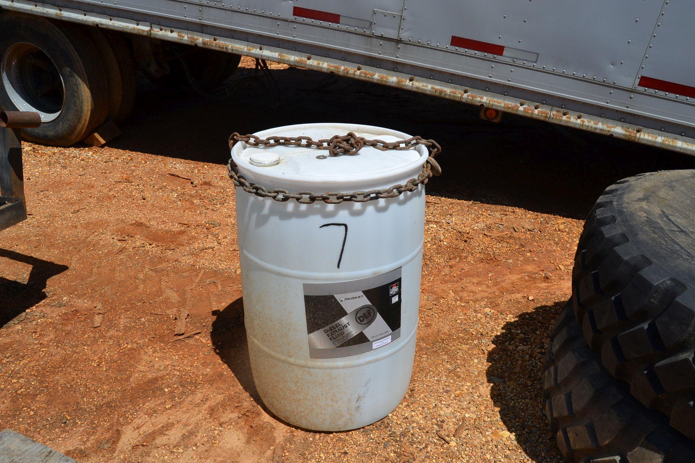 NEW 55 GAL BARREL OF DIESEL EXHAUST FLUID